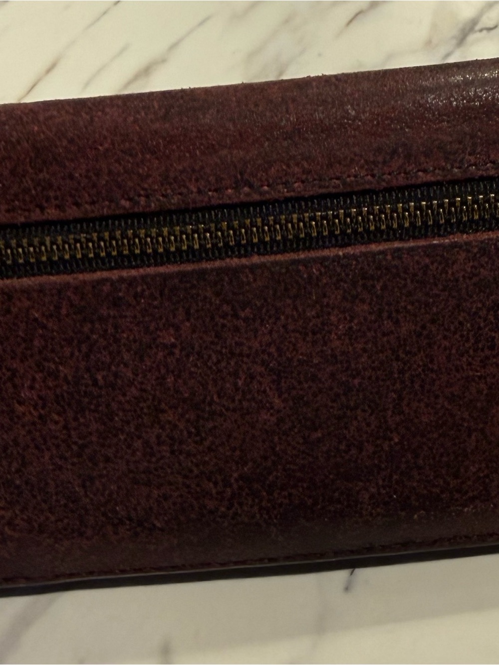 Harley Davidson Studded Embossed Wing-Accent Satchel in Dusty Plum with matching - Picture 8 of 8